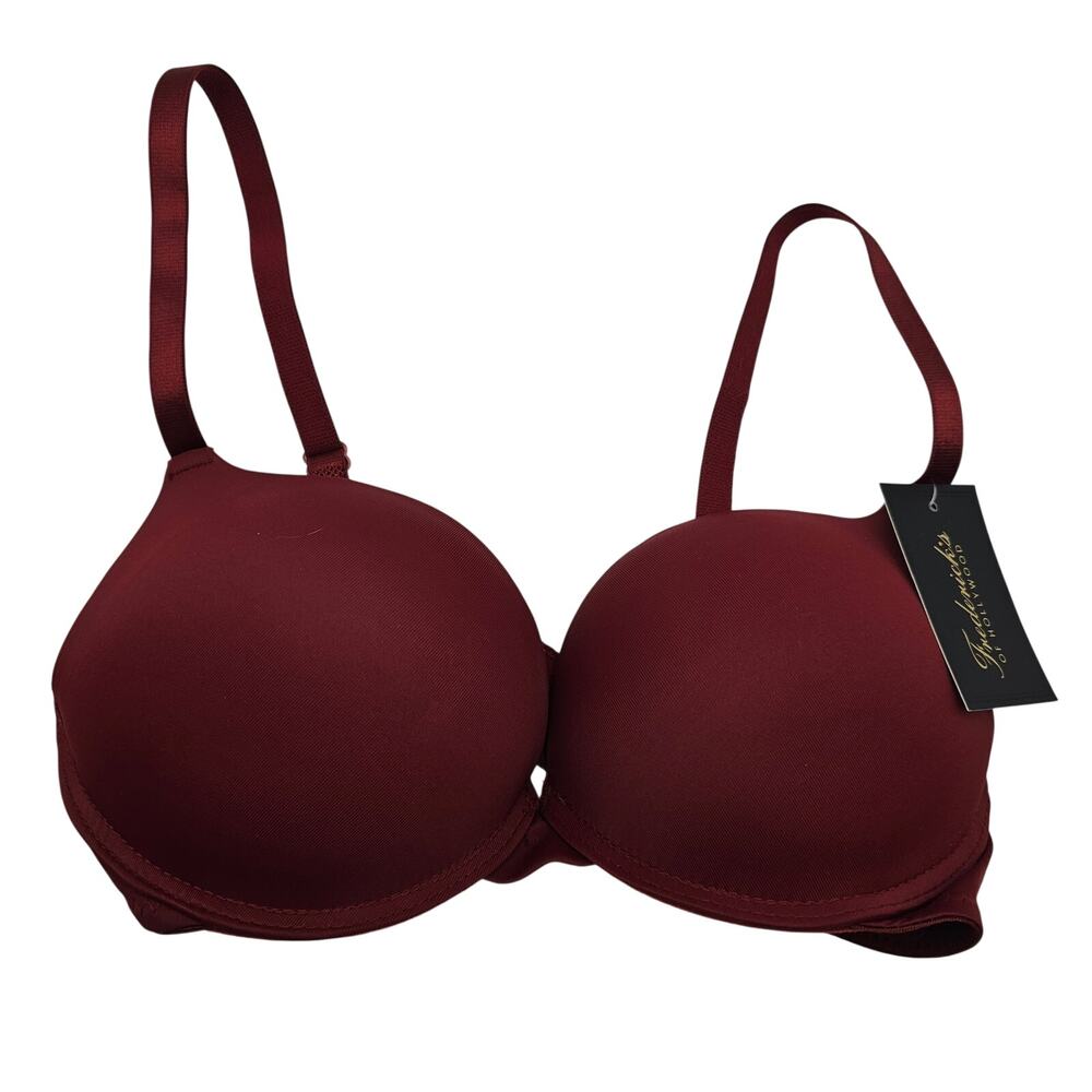 Fredericks of Hollywood Womans size 32C Krystal Padded Push-up Bra Red NEW
